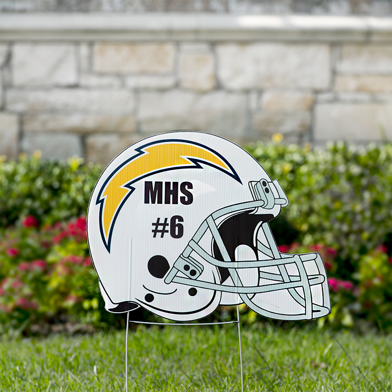 Custom Die Cut - Football image
