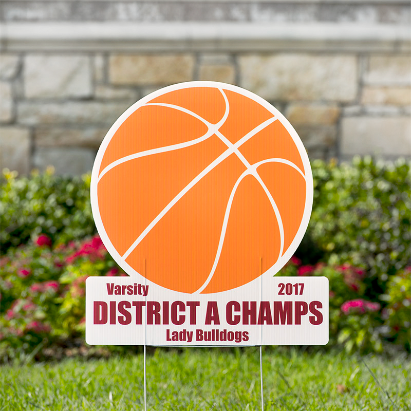 Custom Die Cut - Basket Ball image